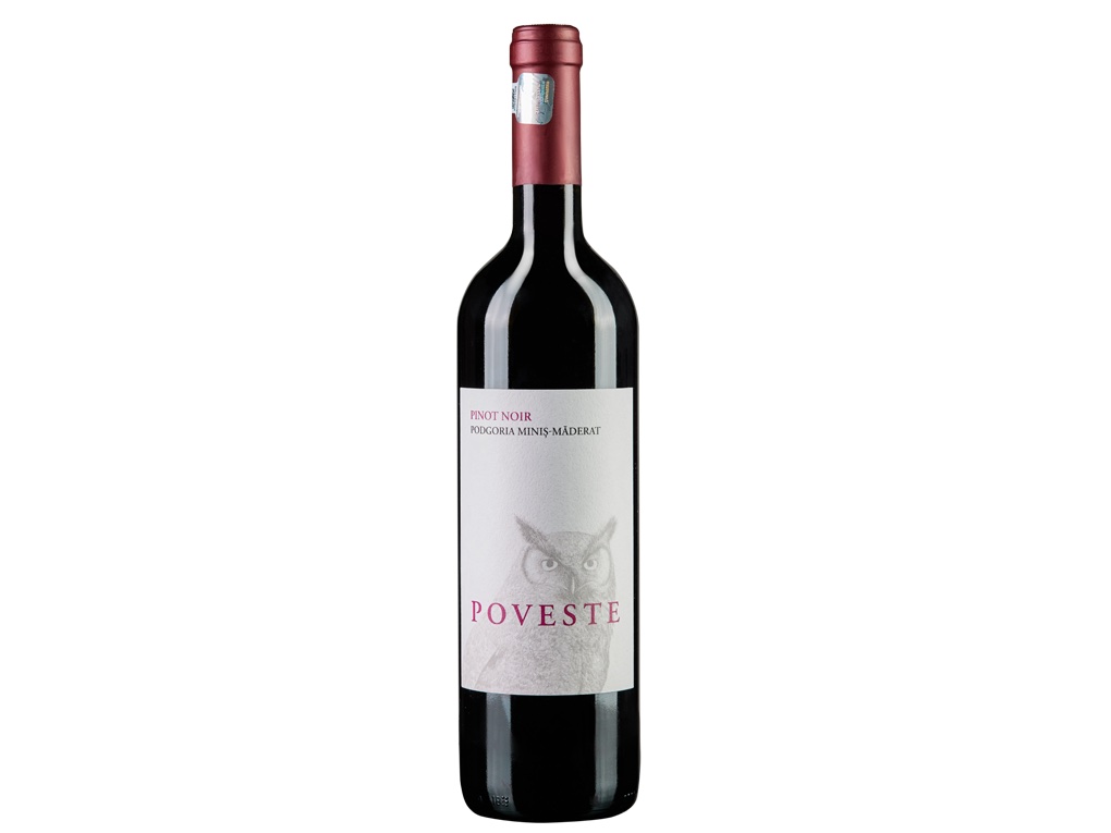 POVESTE - PINOT NOIR, 2020, roșu, sec, 14,5%, Podgoria Miniș